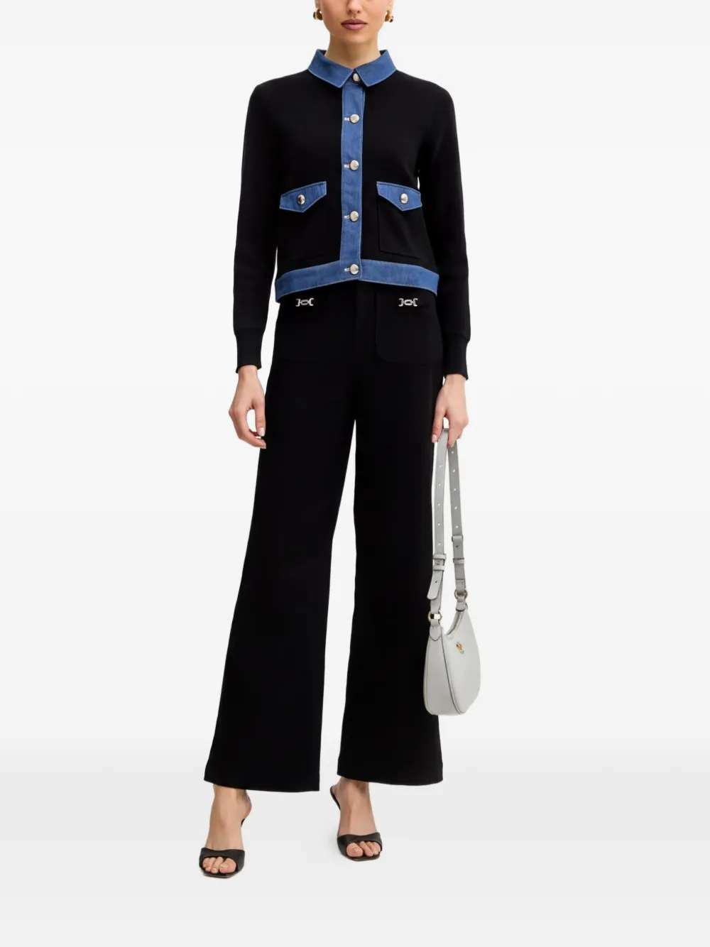 Morgan Flared jeans Zwart