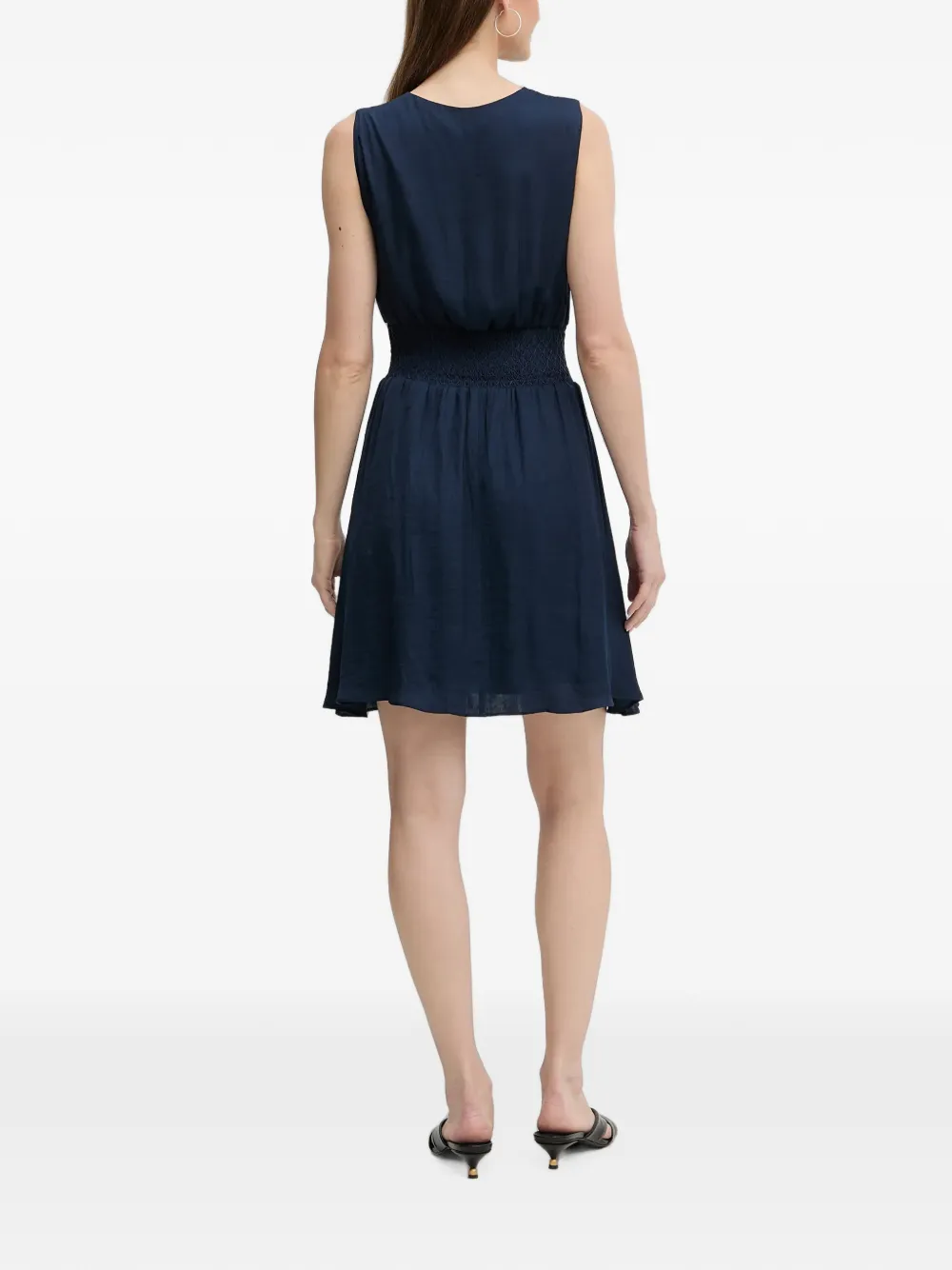 Morgan V-neck mini dress
