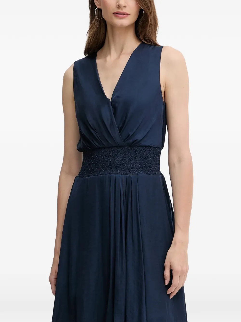 Morgan Jurk met V-hals Blauw