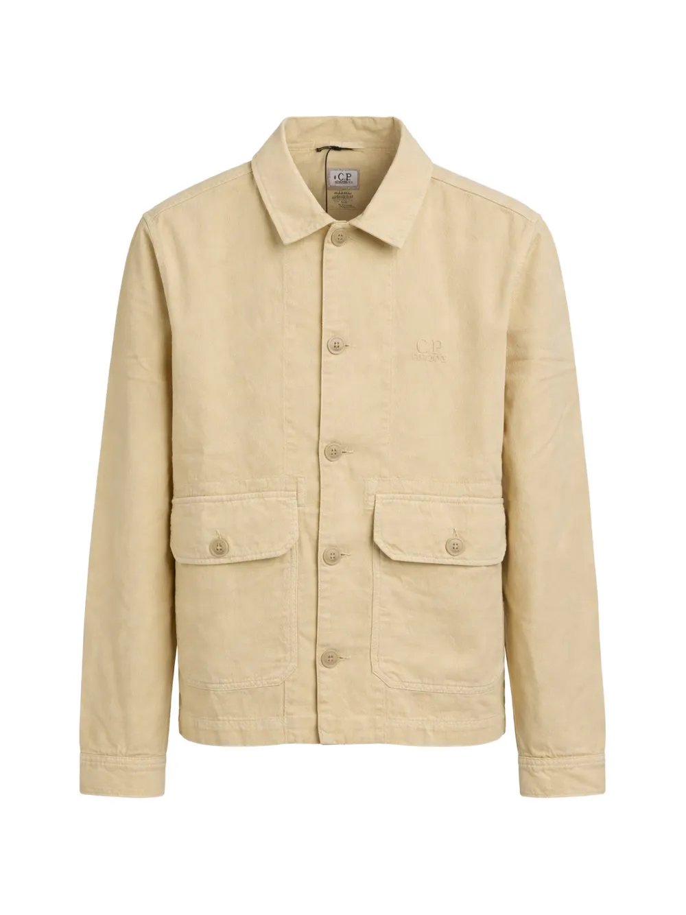 C.P. Company buttoned pocket overshirt - Toni neutri