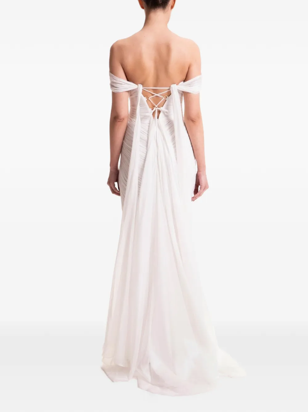 Maria Lucia Hohan Cassiopea Maxi Dress - White 