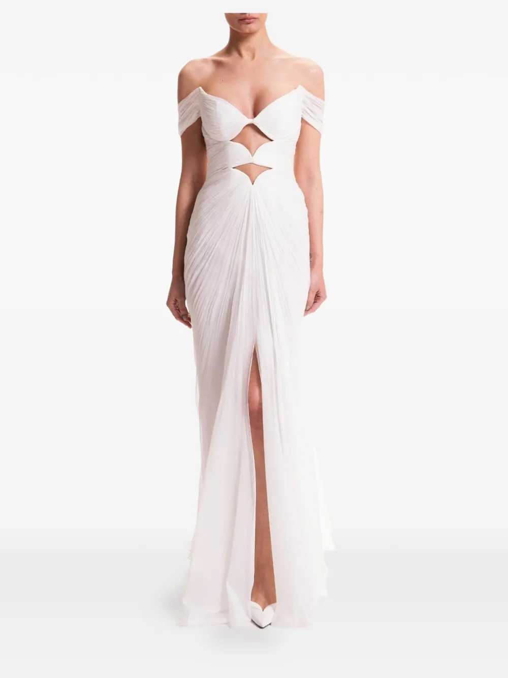  Maria Lucia Hohan Cassiopea Maxi Dress - White 