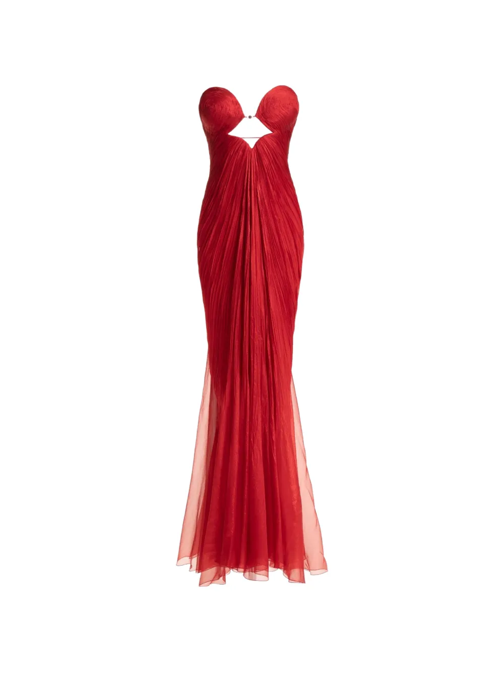 Maria Lucia Hohan sweetheart pendant dress - Rosso