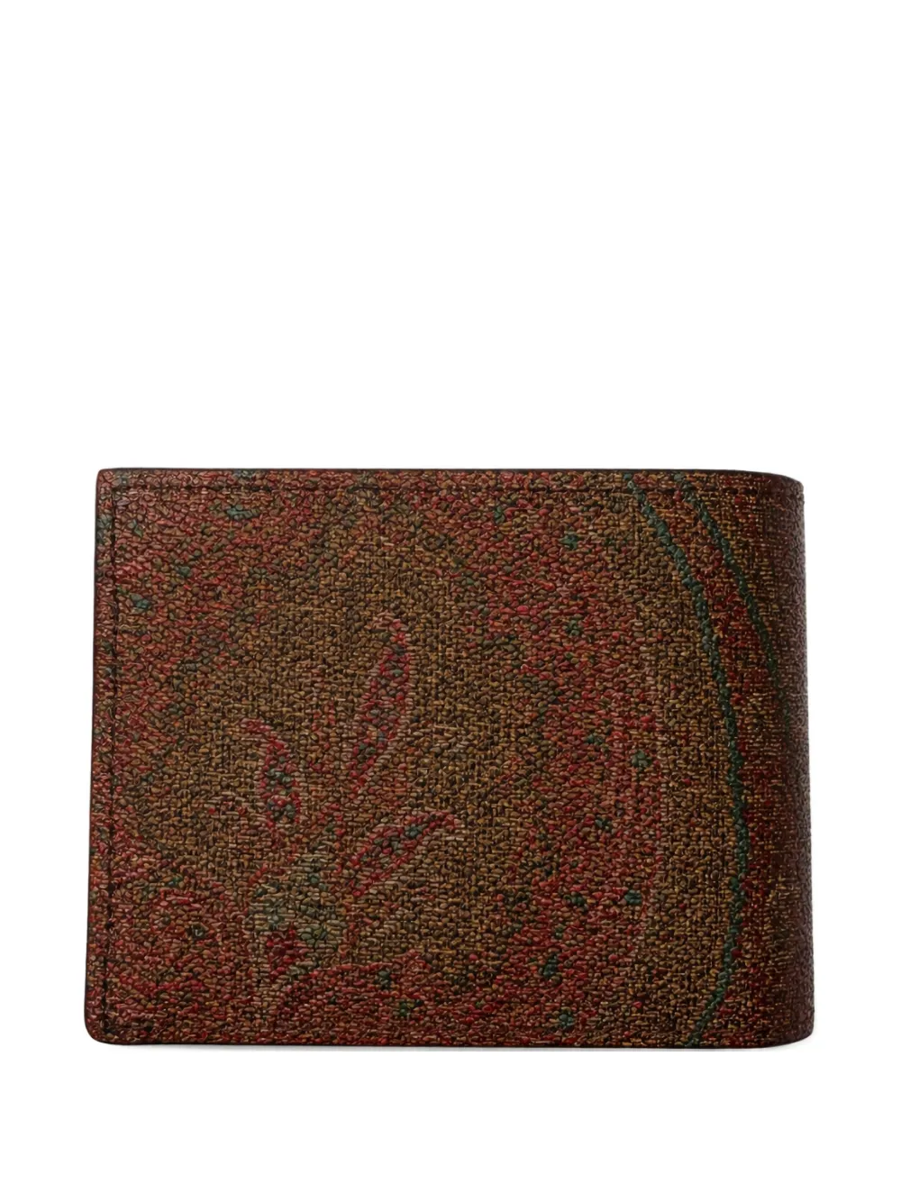 ETRO bi-fold arnica wallet - Marrone