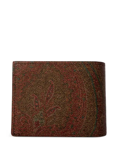 ETRO bi-fold arnica wallet