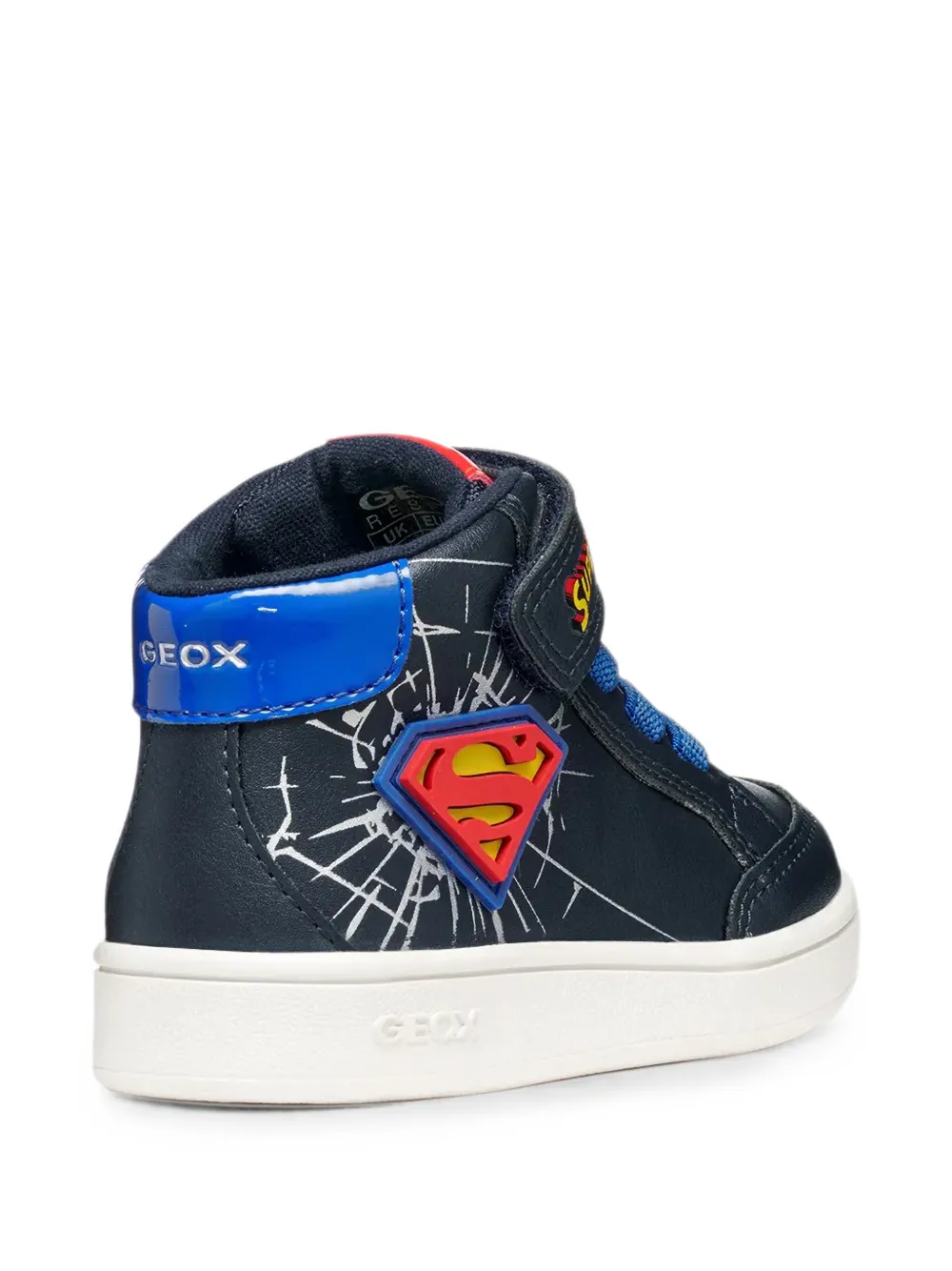 Geox Kids x Warner Bros Eclyper Superman high-top sneakers Blauw