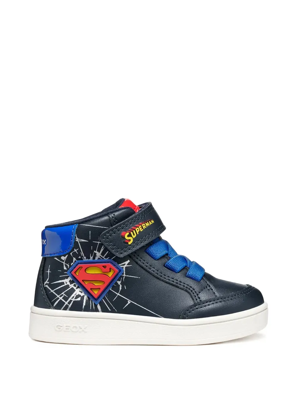 Geox Kids x Warner Bros Eclyper Super high-top sneakers Blauw