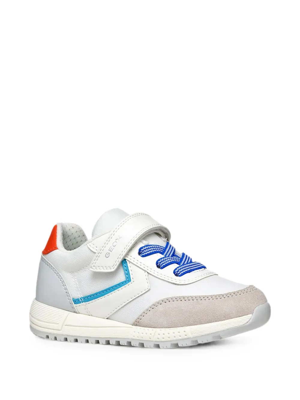 Geox Kids touch-strap sneakers Wit