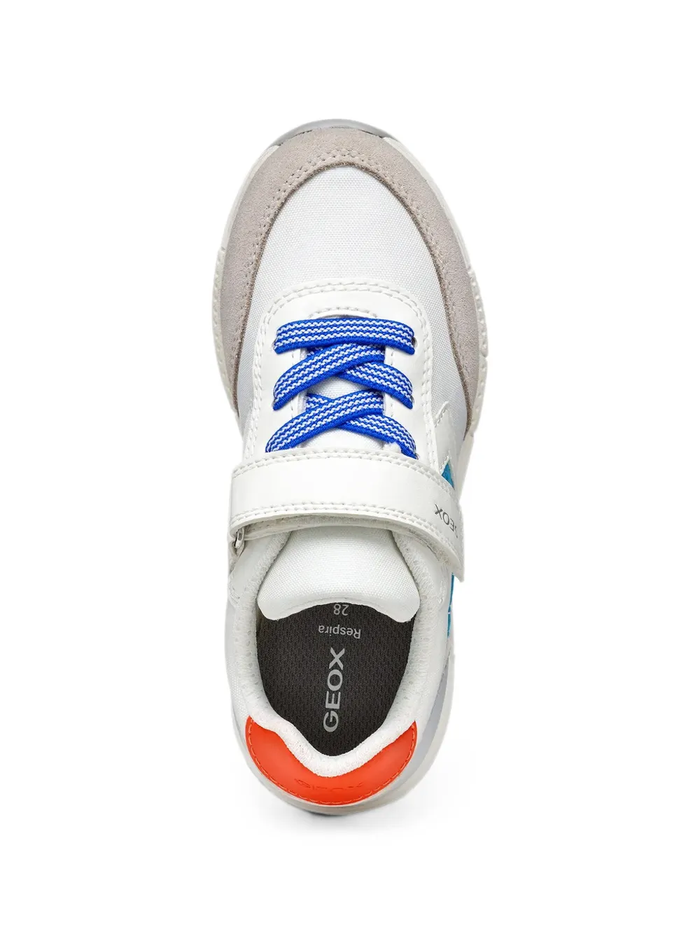 Geox Kids touch-strap sneakers Wit