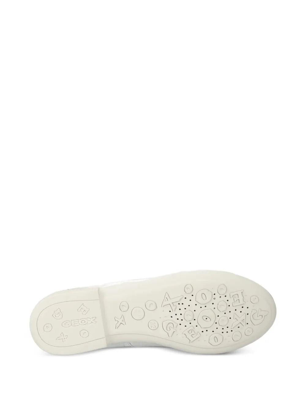 Geox Kids Ballerina's met strik en bandje Zilver