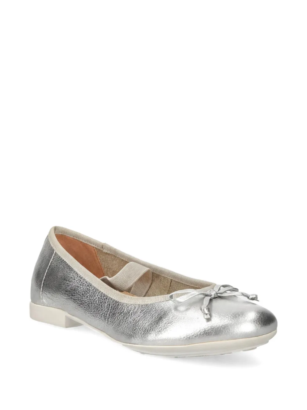 Geox Kids bow strap ballerinas - Argento