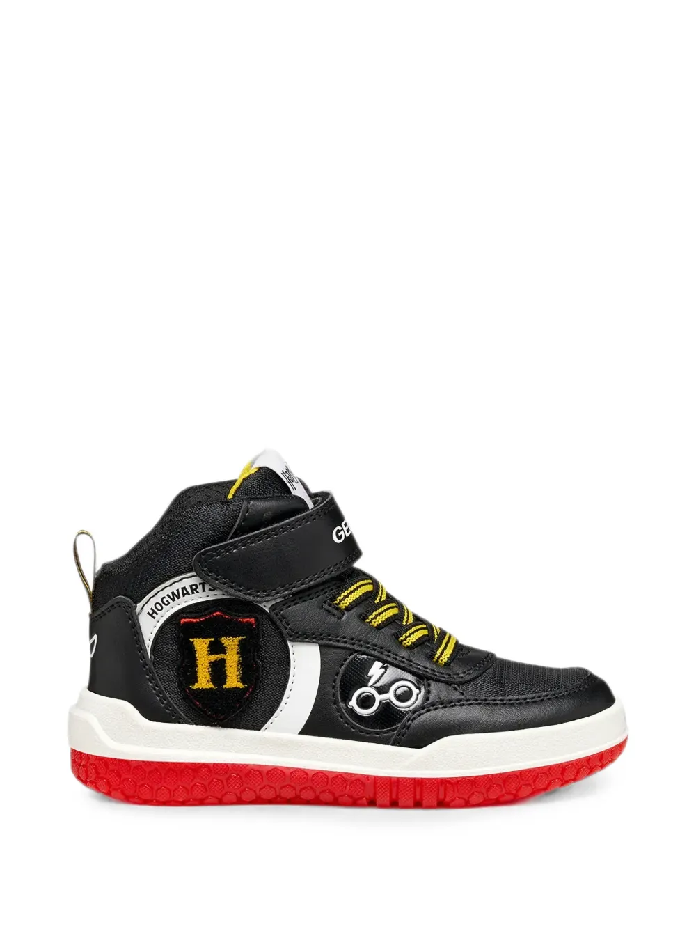Geox Kids x Harry Potter sneakers met logopatch Zwart