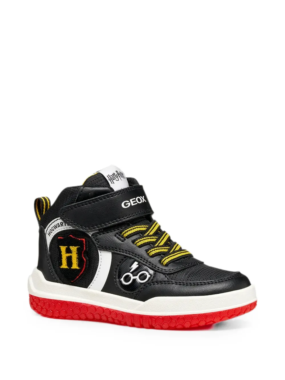 Geox Kids x Harry Potter sneakers met logopatch Zwart