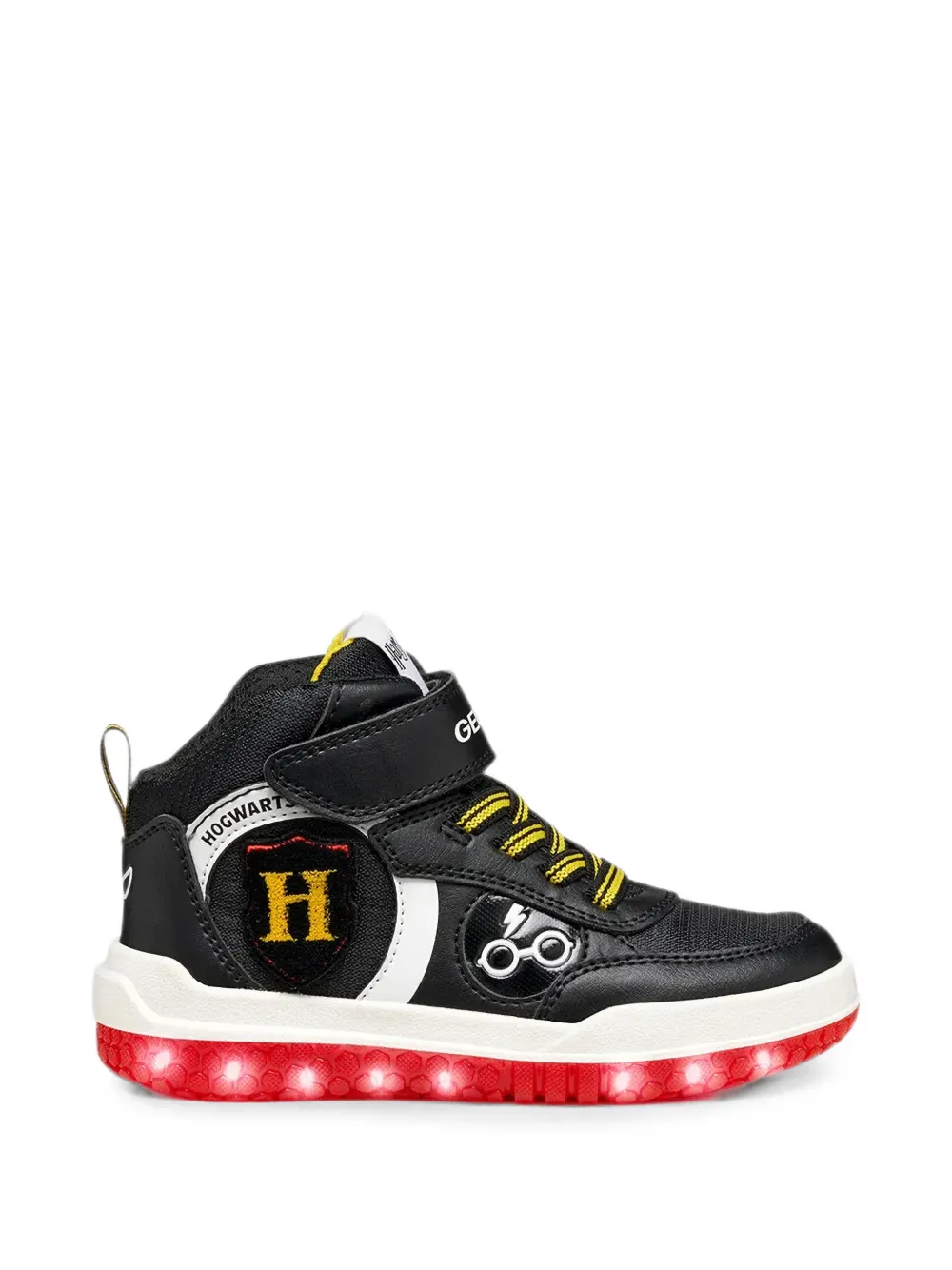 Geox Kids x Harry Potter sneakers met logopatch Zwart