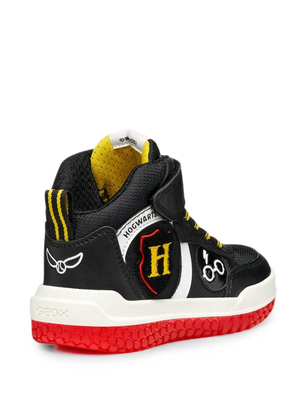 Geox Kids x Harry Potter sneakers met logopatch Zwart