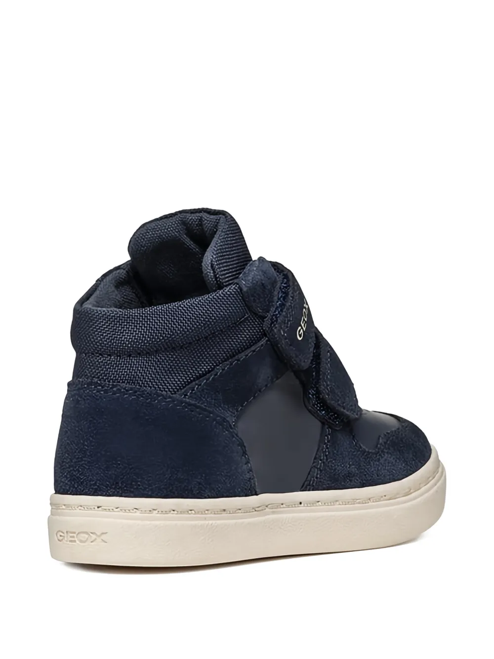 Geox Kids Nashik hi-top strap sneakers Blauw