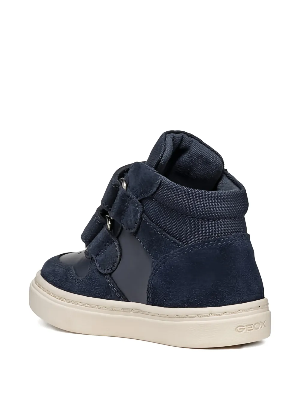 Geox Kids Nashik hi-top strap sneakers Blauw