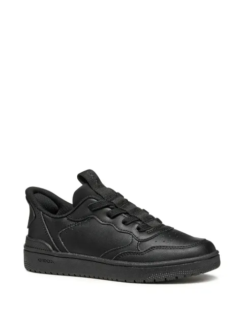 Geox Kids Washiba perforated panelled sneakers
