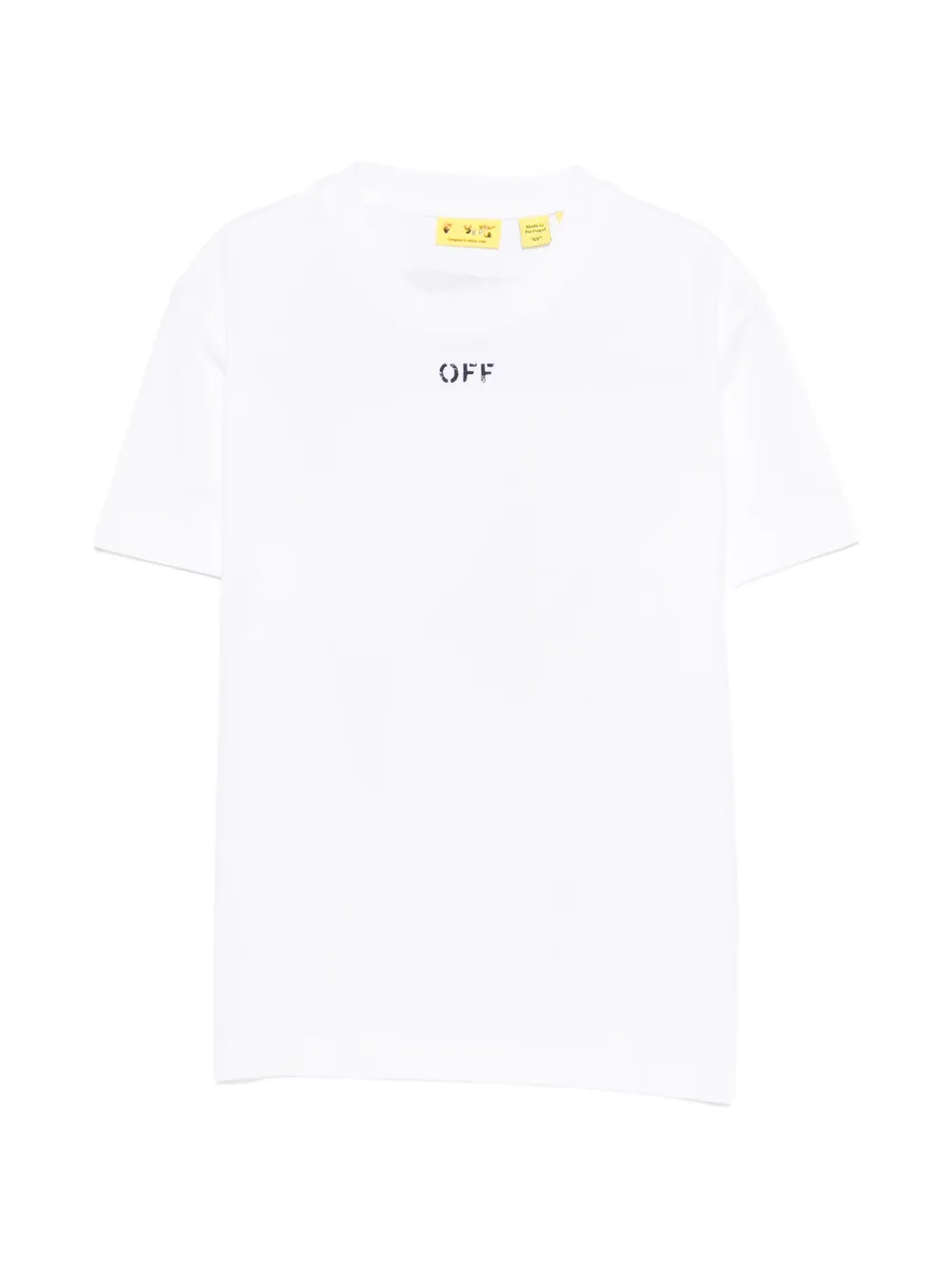 Off-White Kids logo-print T-shirt - Bianco