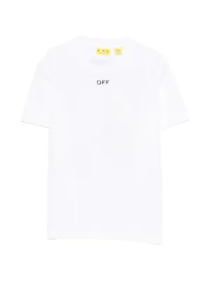 MM6 Maison Margiela Kids ロゴステッチ Tシャツ | ホワイト | FARFETCH JP