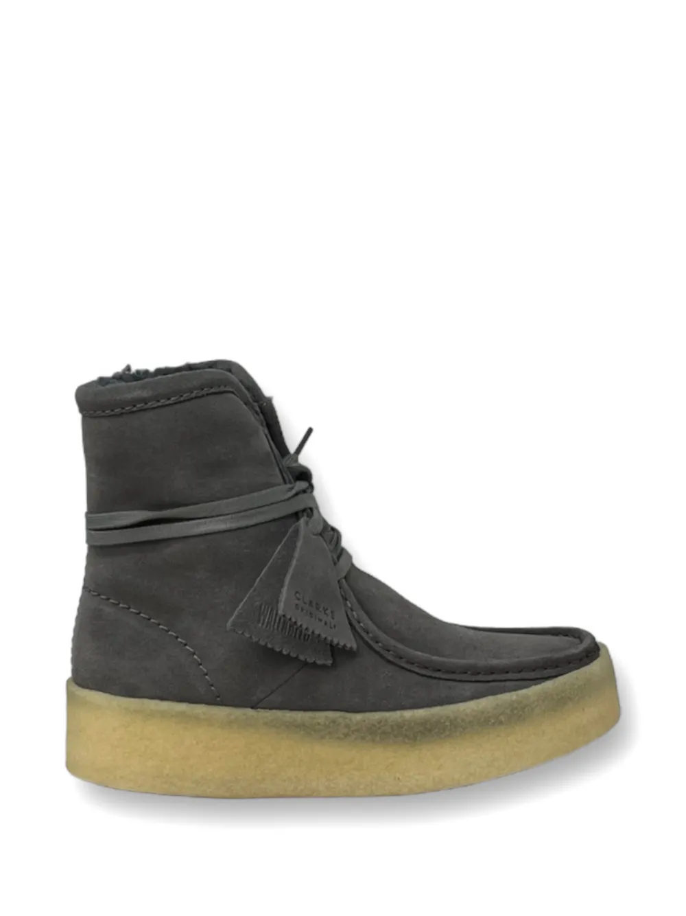 Clarks wallabee lace-up boots Grijs