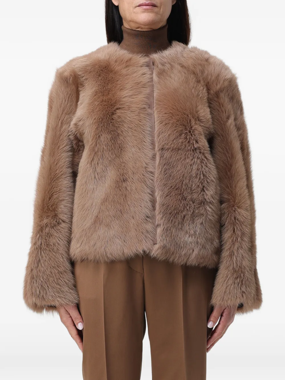 Kiton fur jacket - Toni neutri