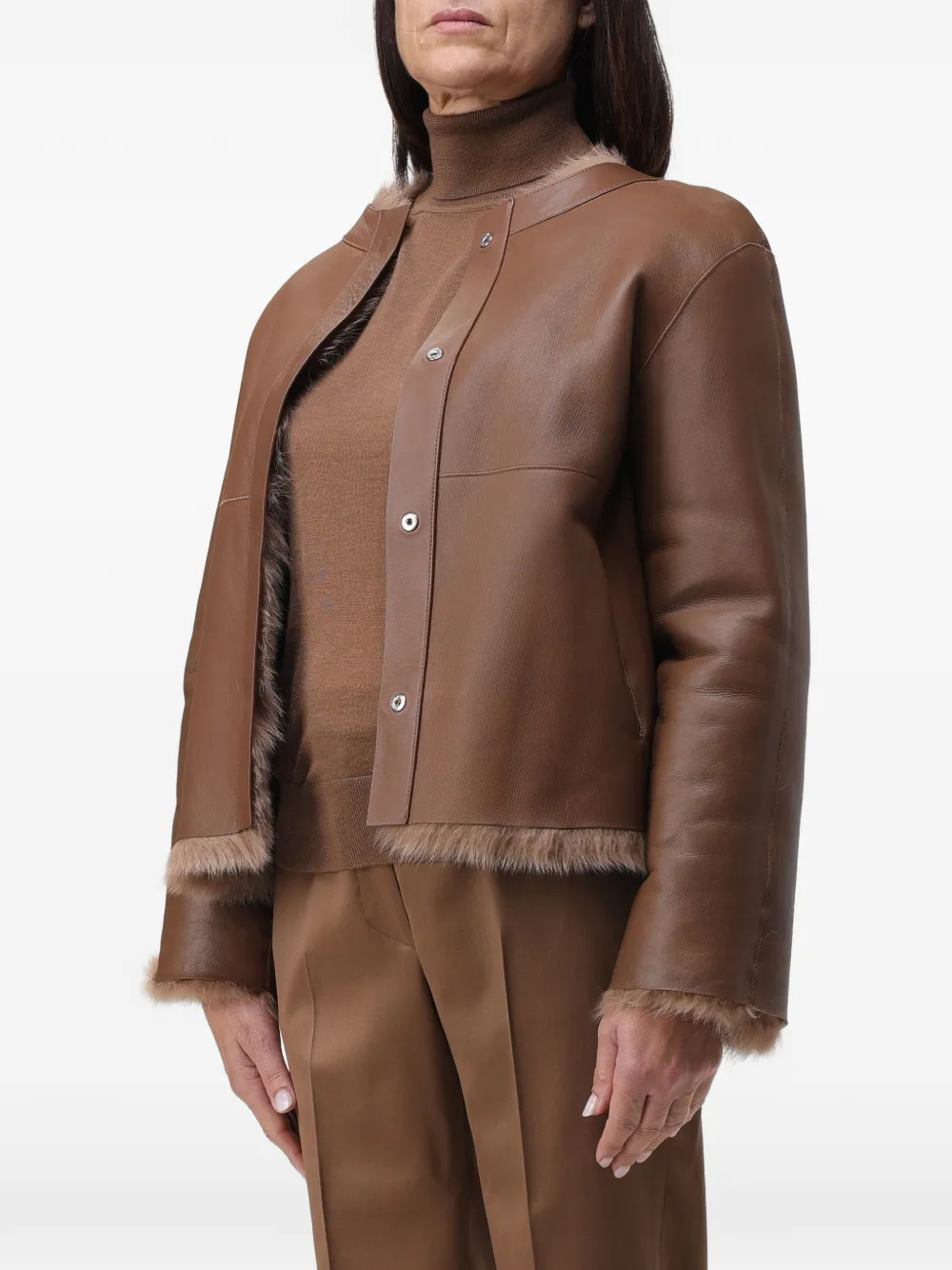  Kiton Fur Jacket - Neutrals 