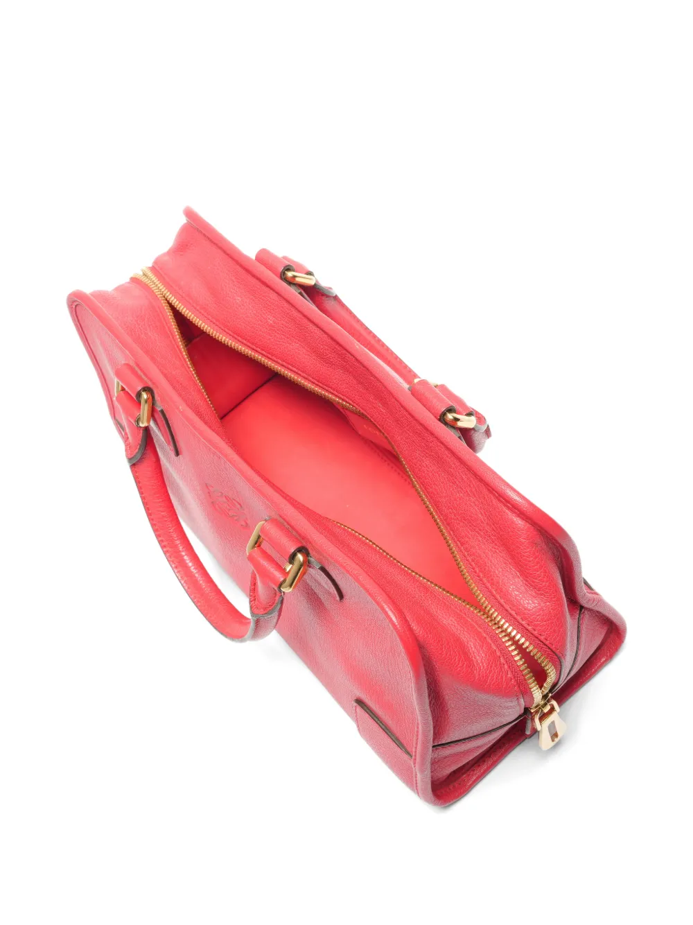 Loewe Pre-Owned 1990s Amazona 28 leren shopper Rood