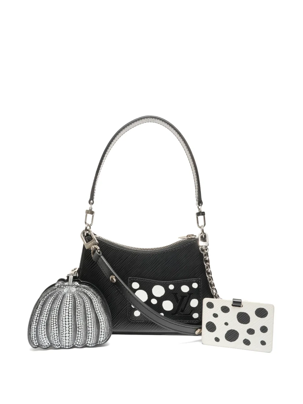 Louis Vuitton Pre-Owned 2021-2026 x Yayoi Kusama Marellini tote bag - Schwarz