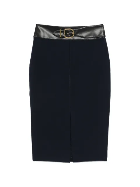 Lauren Ralph Lauren — belt midi skirt
