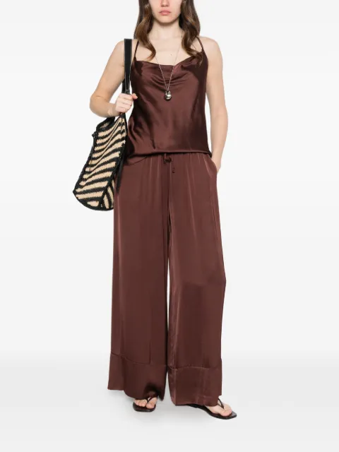 DIXIE drawstring-waist palazzo pants