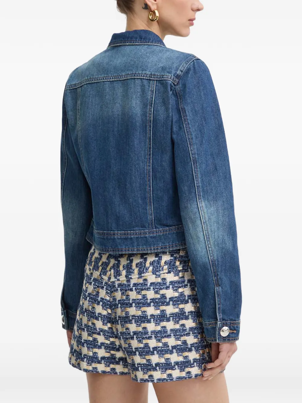 Morgan Jas met knopen Blauw