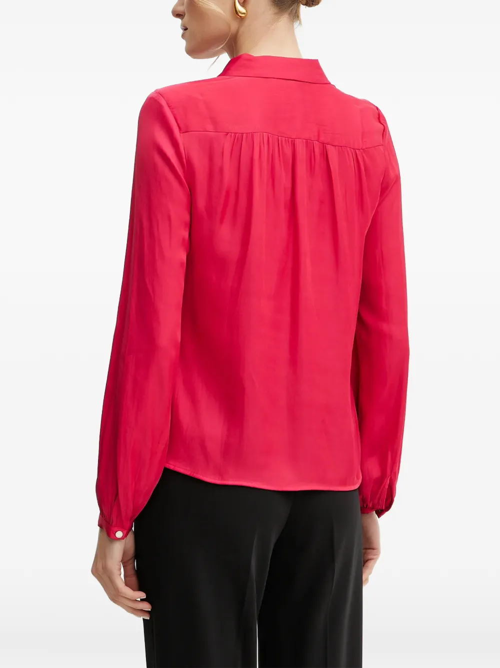 Morgan Button-up shirtjack met borstzak Roze