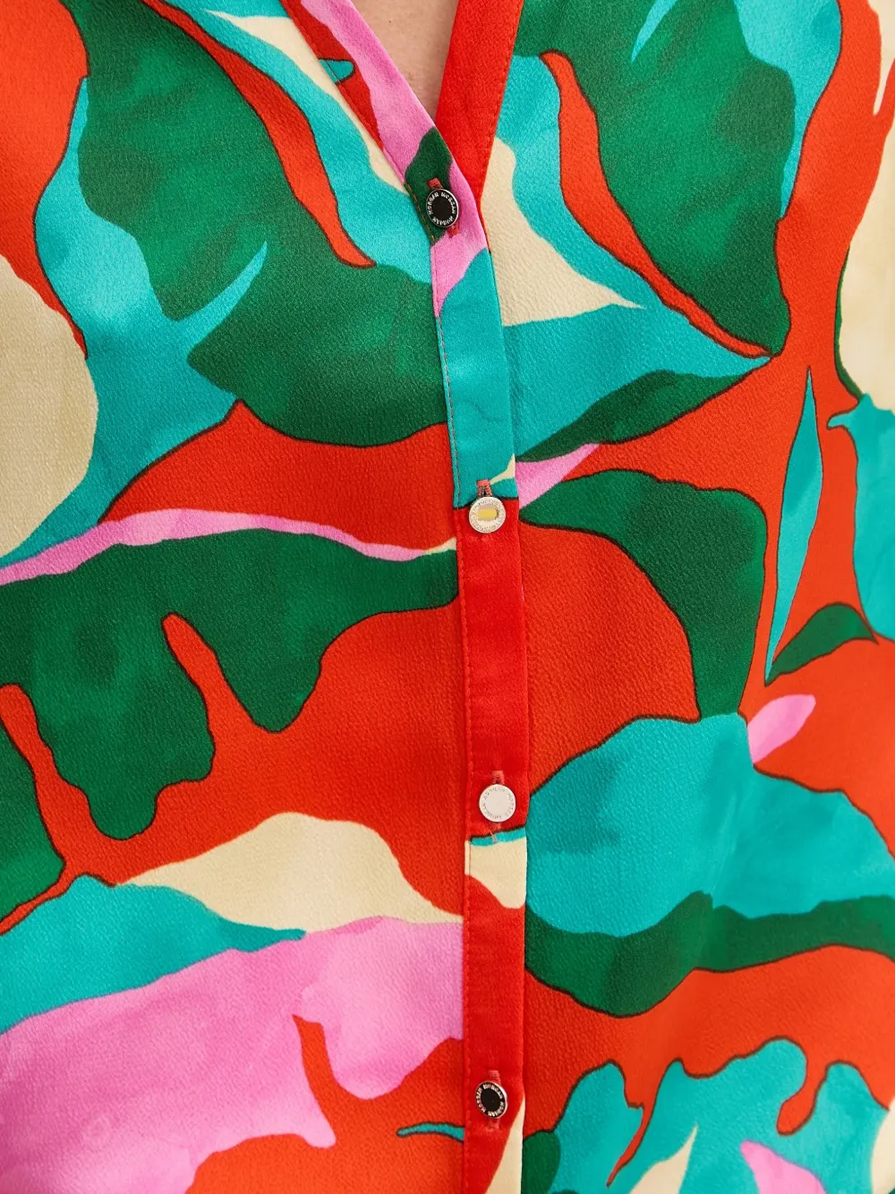 Morgan Overhemd met abstracte print Oranje