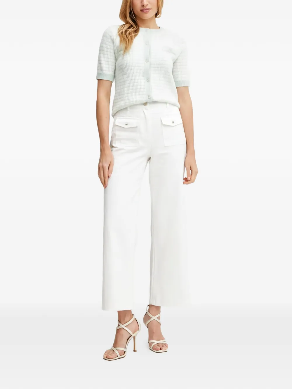 Morgan Cropped jeans Wit