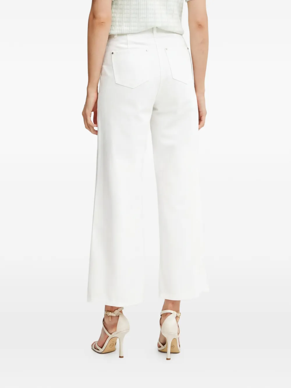 Morgan Cropped jeans Wit