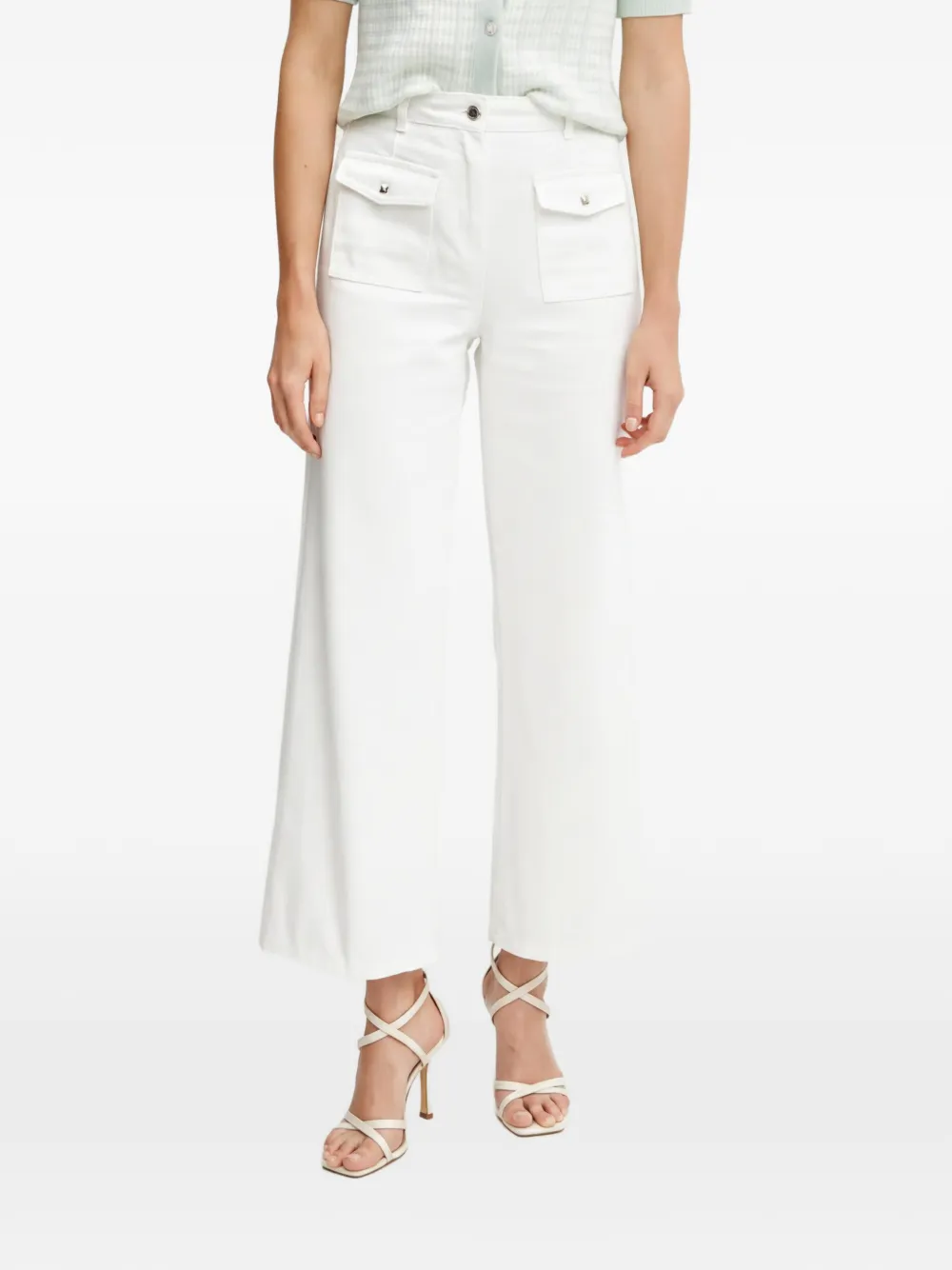 Morgan cropped jeans - Bianco