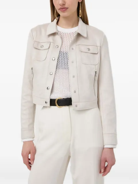 Morgan pocket-detail button-up jacket