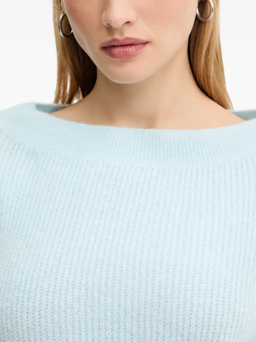 Morgan Mreine gebreide trui Blauw