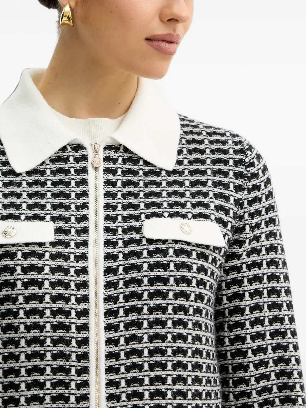 Morgan Vest met ritszak Zwart