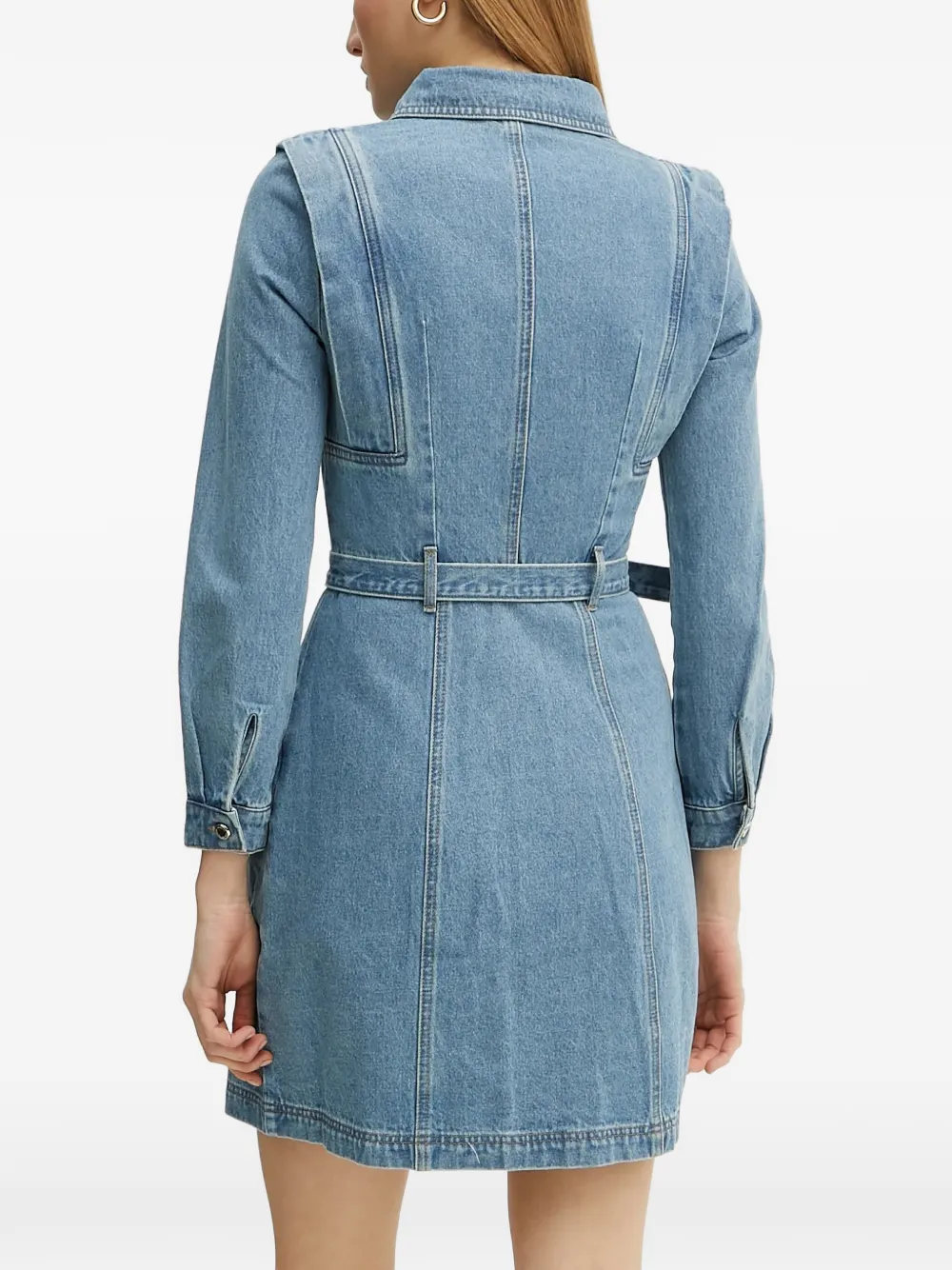 Morgan Blousejurk met ceintuur Blauw