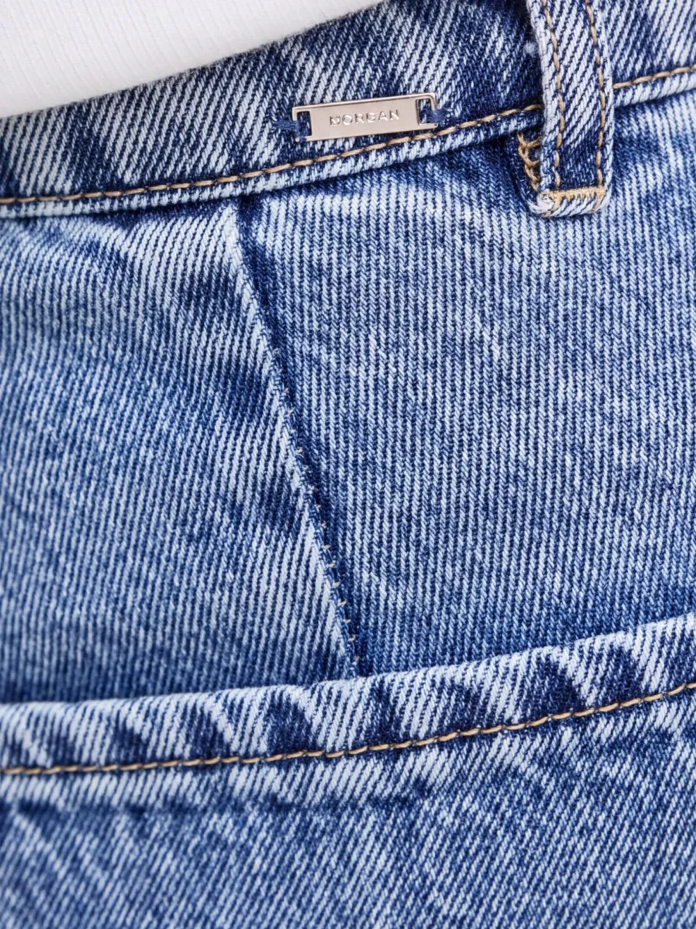 Morgan Jeans met klepzak Blauw