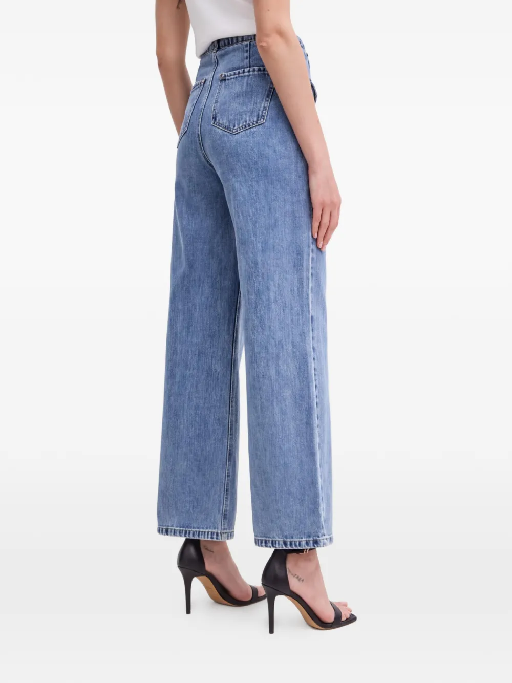 Morgan Jeans met klepzak Blauw