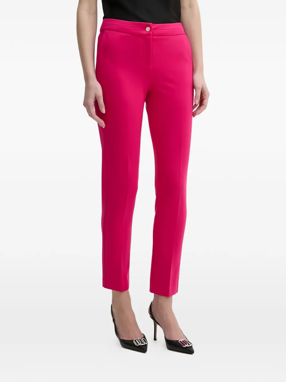 Morgan pressed-crease trousers - Rosa