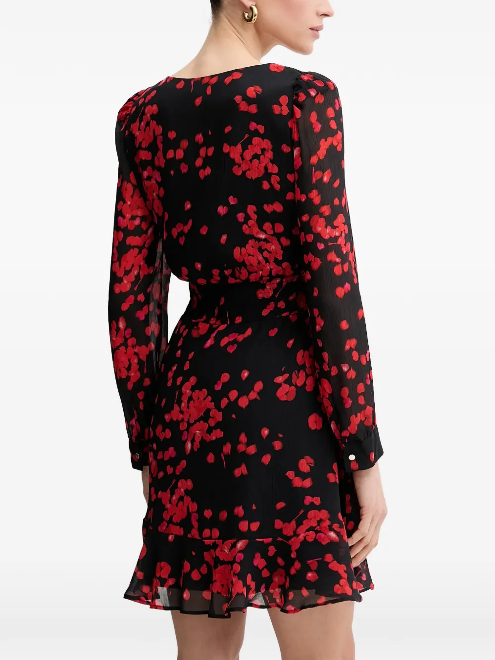 Morgan Mini-jurk met print Zwart