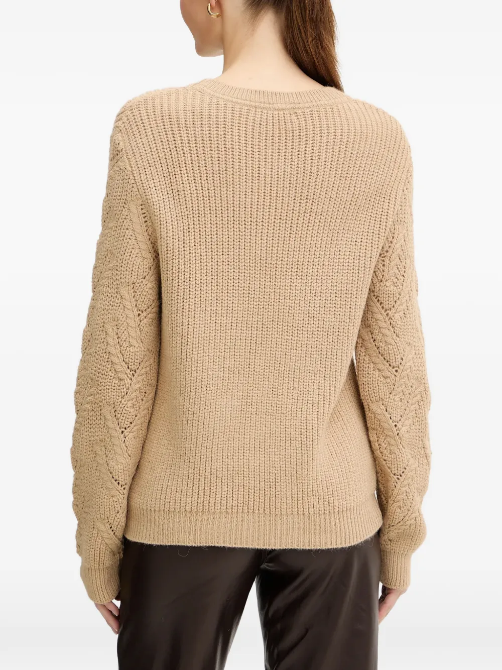 Morgan Long-sleeve Sweater In Neutrals