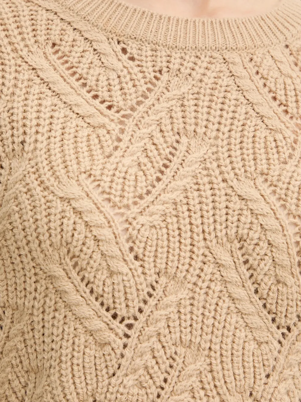 Morgan Long-sleeve Sweater In Neutrals