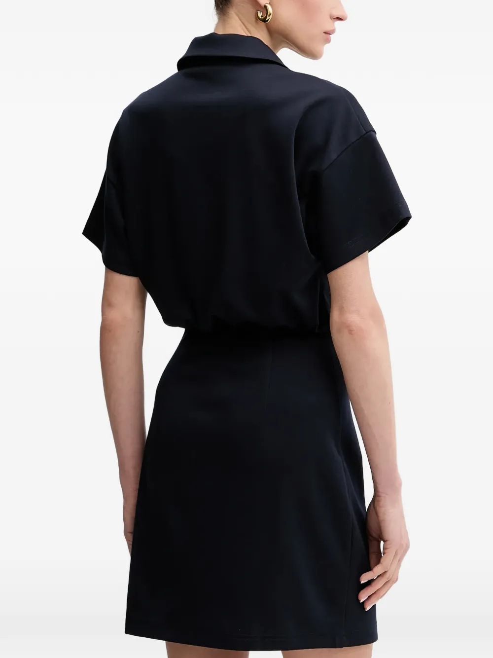 Morgan Mini-jurk met korte mouwen en koop Blauw