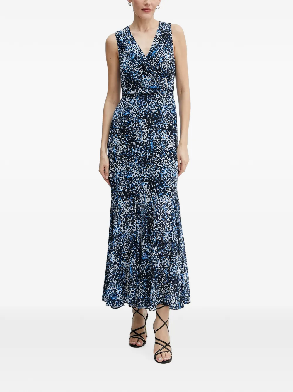 Morgan printed midi dress