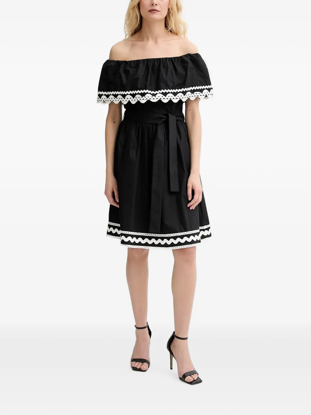 Morgan off-shoulder mini dress